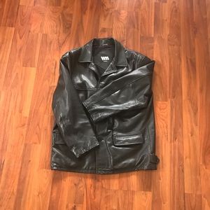 Men’s XL WM Weatherman Leather Coat